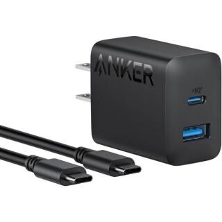 Anker Charger (20W, 2-Port) with USB-C & USB-C ケーブル