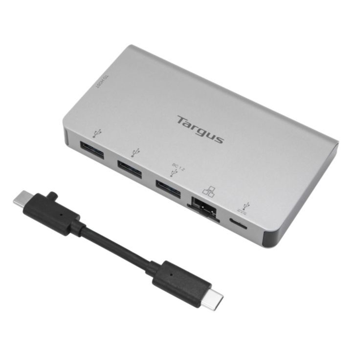 Targus USB-C Multi-Port Hub Ethernet Adapter 100W Power Delivery USB-C