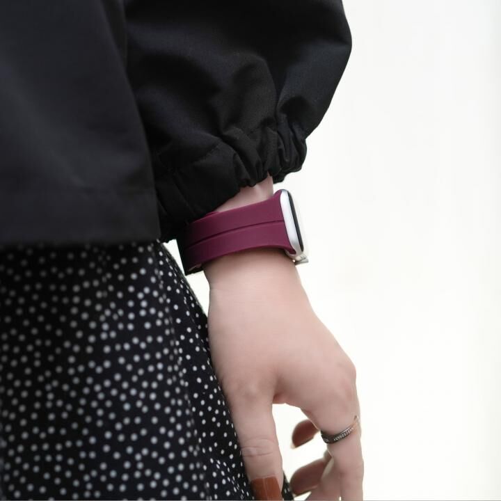 Esalta シリコン-マグネバックル AppleWatchバンド 38/40/41mm