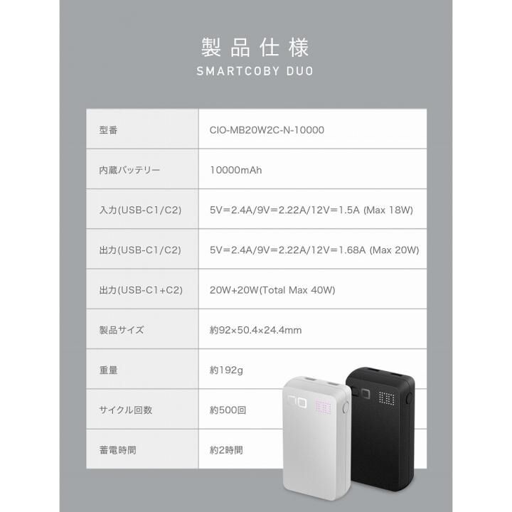 CIO SMARTCOBY DUO 10000mAh