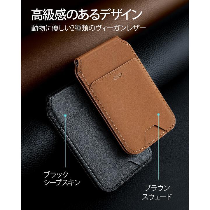 ESR HaloLock Vegan Leather Wallet Stand Green Suede