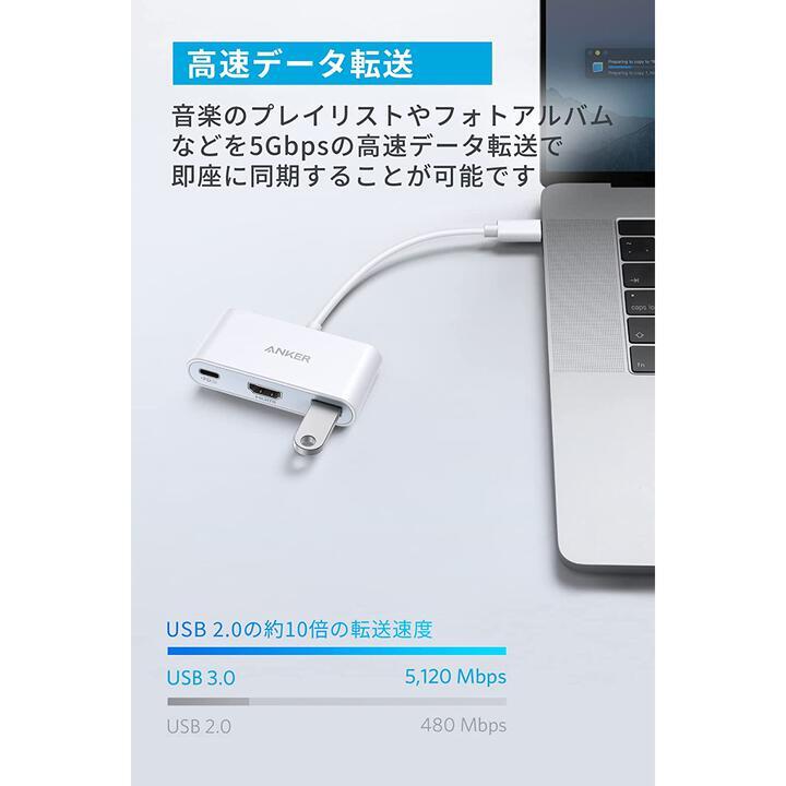 Anker 321 USB-C ハブ 3-in-1