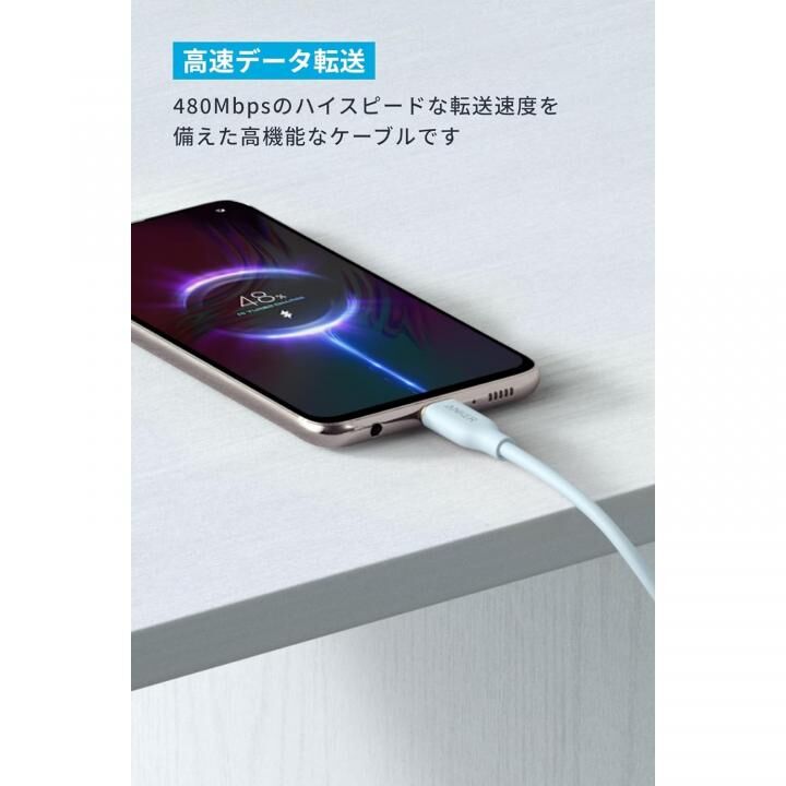Anker USB-C & USB-A ケーブル (Flow) 1.8m