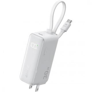 Anker Power Bank (30W, Fusion, Built-In USB-C ケーブル)