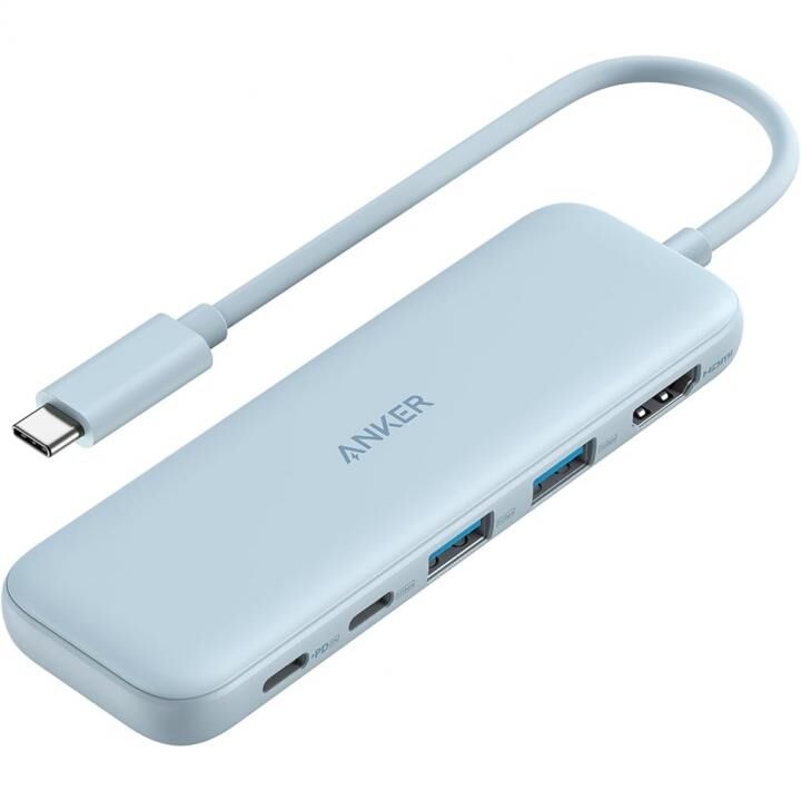 Anker 332 USB-C ハブ (5-in-1) ブルー【10月下旬】_1