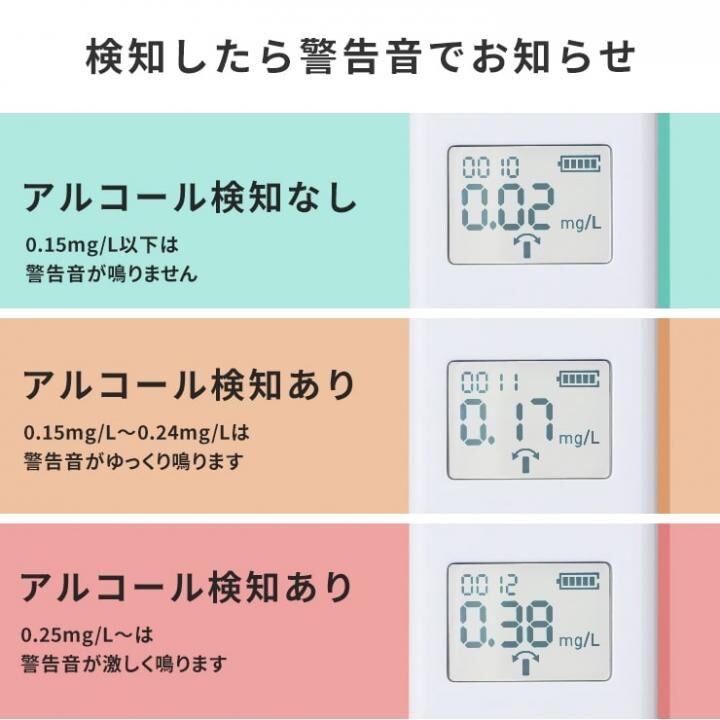 アルコールチェッカー 3R-ALCH02