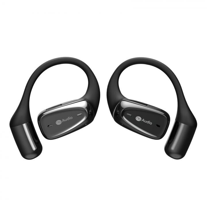 Bluetooth 完全ワイヤレスイヤホン オープンイヤホン (nb)Audio Open+ OPN1-BK (エヌビーオーディオ オープン)