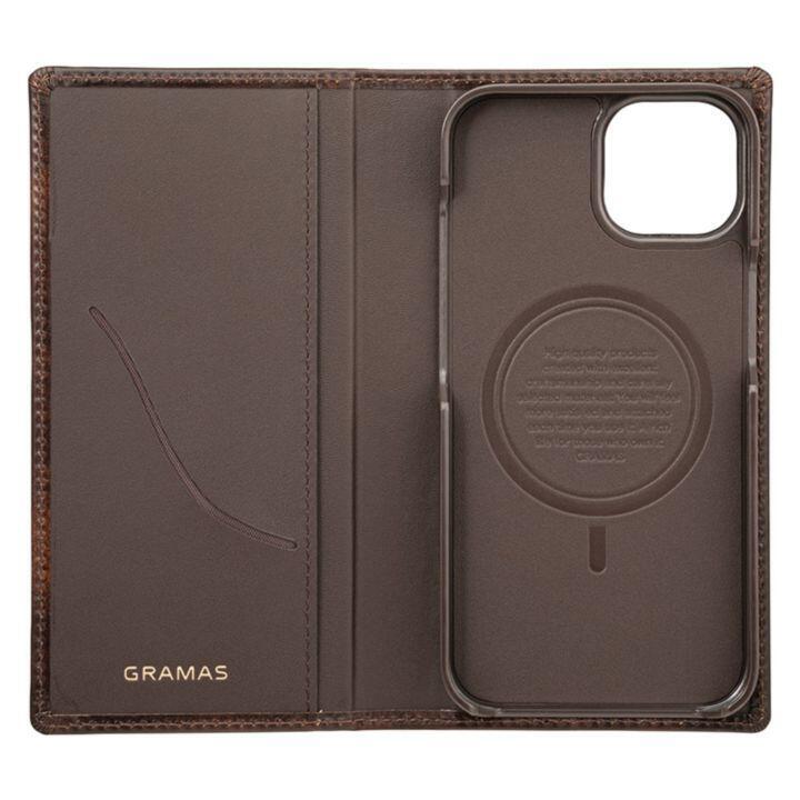 GRAMAS ミュージアムカーフレザー フォリオケース iPhone 14