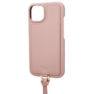 GRAMAS COLORS シュリンク PUレザー ショルダーストラップケース トープ iPhone 14