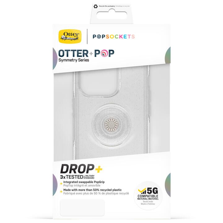 OtterBox OTTER + POP SYMMETRY CLEAR スタンド グリップ STARDUST POP iPhone 14 Pro