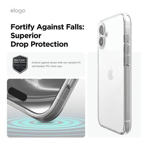 elago HYBRID CASE iPhone16 Clear