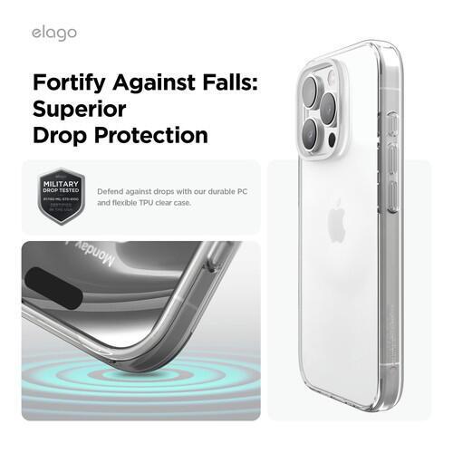 elago HYBRID CASE iPhone16 Pro Clear