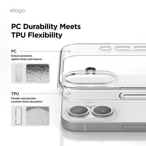 elago HYBRID CASE iPhone16 Clear