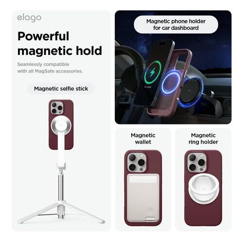 elago MAGNETIC SILICONE CASE iPhone16 Pro