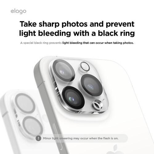 elago CAMERA LENS PROTECTOR iPhone16 Pro Max / iPhone16 Pro Clear