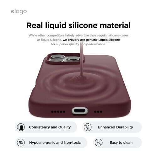 elago MAGNETIC SILICONE CASE iPhone16 Pro