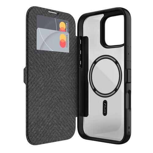 RAPTIC Urban Folio MagSafe iPhone16 Pro Black_1