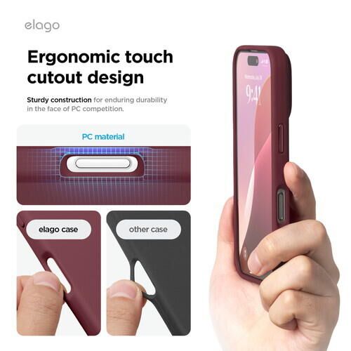 elago MAGNETIC SILICONE CASE iPhone16 Pro