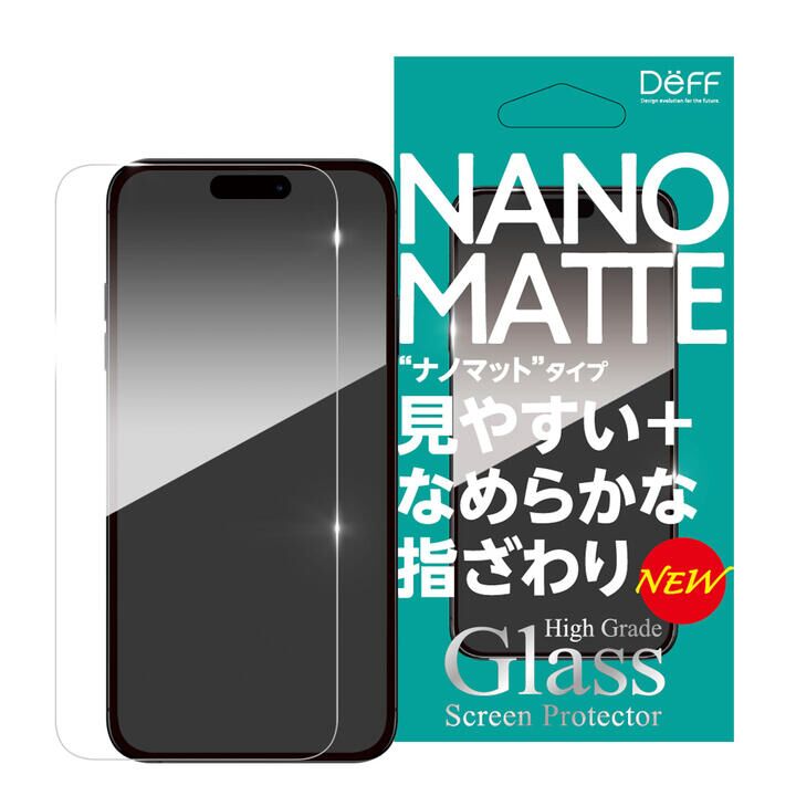 High Grade Glass Screen Protector iPhone 16 Pro Max ナノマット_1