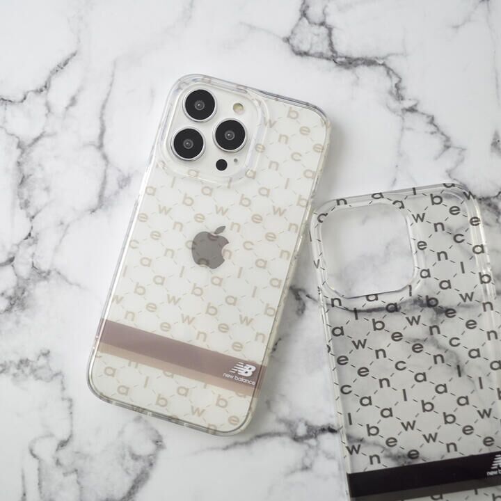 New Balance TPUクリアケース モノグラム iPhone 13 Pro