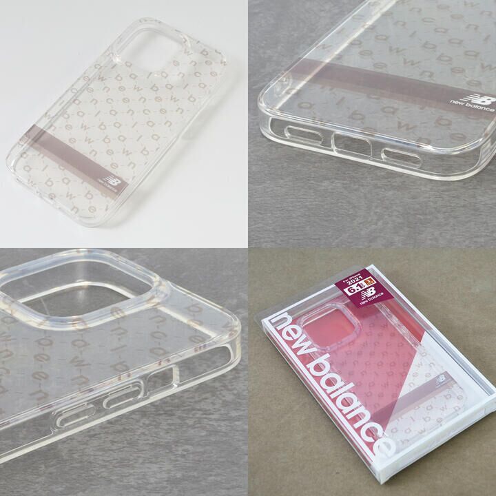 New Balance TPUクリアケース モノグラム iPhone 13 Pro