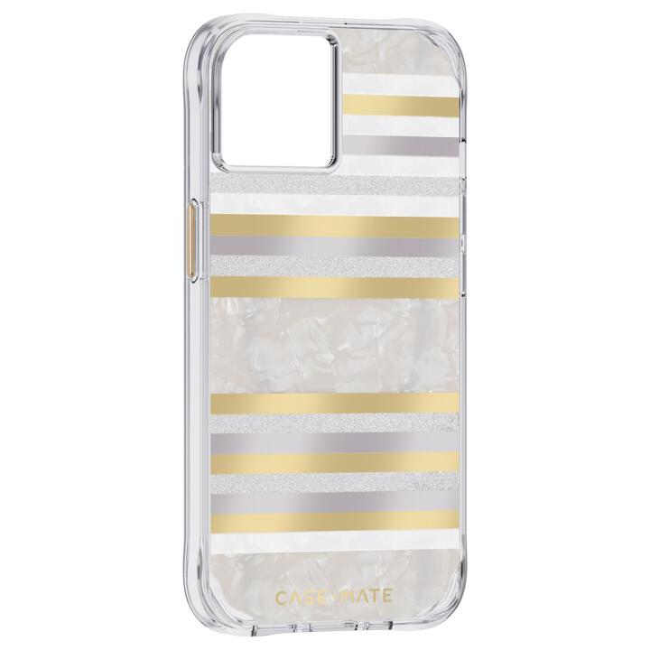 CaseMate Pearl Stripes MagSafe対応・抗菌・3.0m落下耐衝撃 iPhone 14