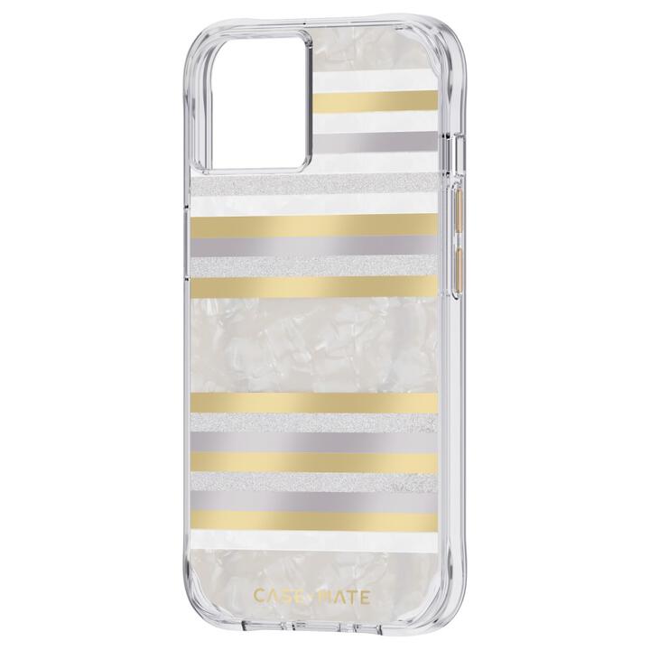 CaseMate Pearl Stripes MagSafe対応・抗菌・3.0m落下耐衝撃 iPhone 14