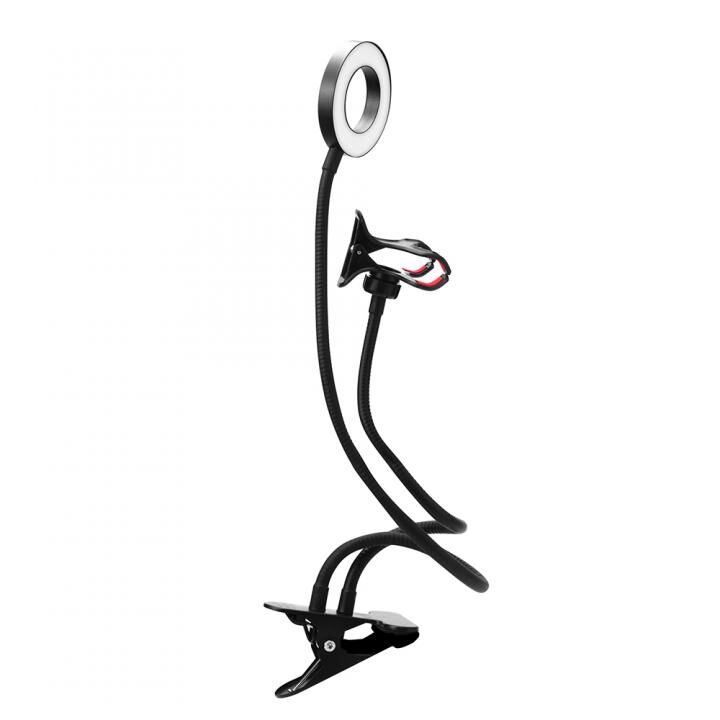 LEDライト付き フレキシブルアームクリップ