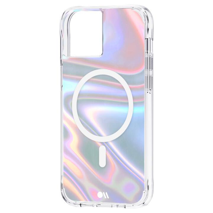Case-Mate 抗菌・3.0m落下耐衝撃 Soap Bubble Iridescent MagSafe対応 iPhone 13