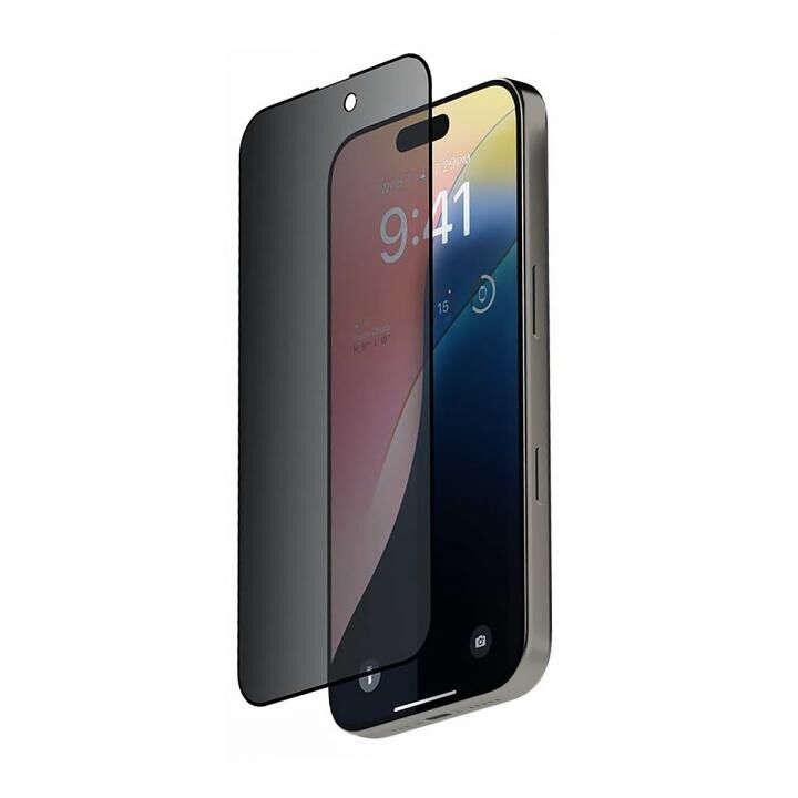 miak のぞき見防止強化ガラスフィルム 2枚入り iPhone 16 Pro Max_1