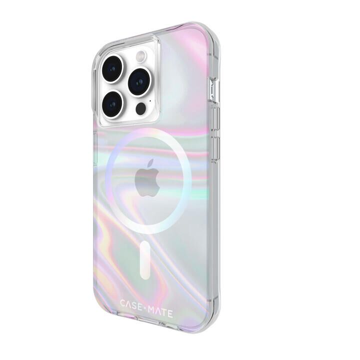 Case-Mate Soap Bubble リサイクルプラスチック Iridescent iPhone 15 Pro