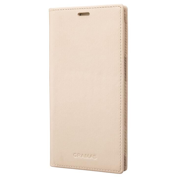 GRAMAS Italian Genuine Leather Book Case 手帳型レザーケース Ivory iPhone 13 Pro_1