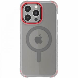 ゴーステック MagSafe対応 耐衝撃クリアケース コバート スモーク iPhone 15 Pro Max