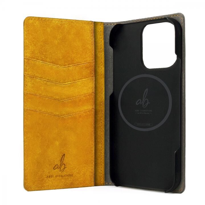 ABBI SIGNATURE MARGOTイタリアンレザー MagSafe対応ダイアリーケース iPhone 16 Pro Max