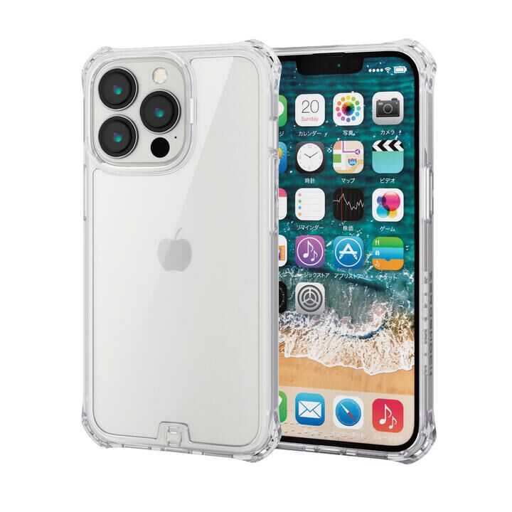 ハイブリッドケース ZEROSHOCK インビジブル フォルティモ(R) クリア iPhone 13 Pro_1
