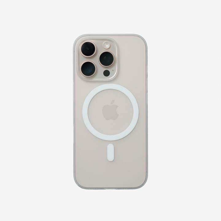 ケースフィニット CASEFINITE フロストエアウルトラ マグネティック iPhone 16 Pro アイスホワイト_1