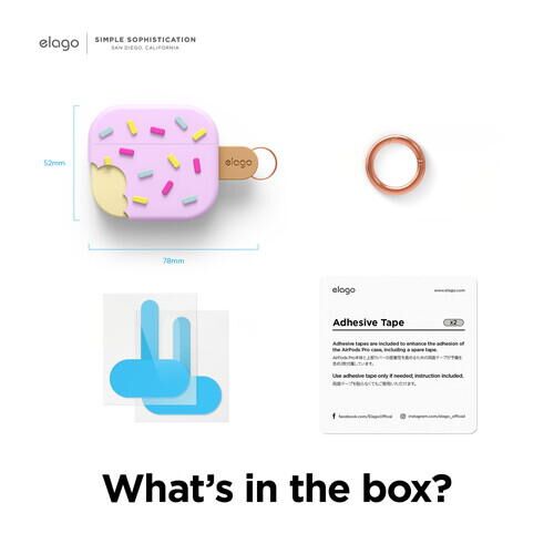 elago ICE CREAM AirPods 3 Lavender