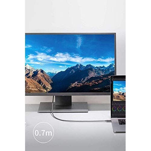 Anker USB-C&USB-C Thunderbolt 3 ケーブル 0.7m