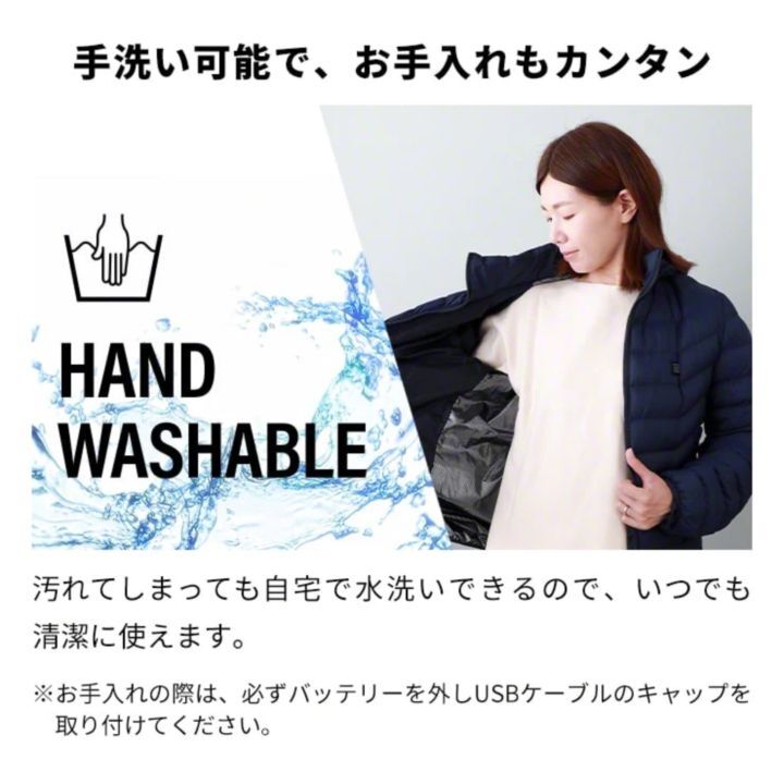 電熱ジャケット すぐぬっく ジャケット S