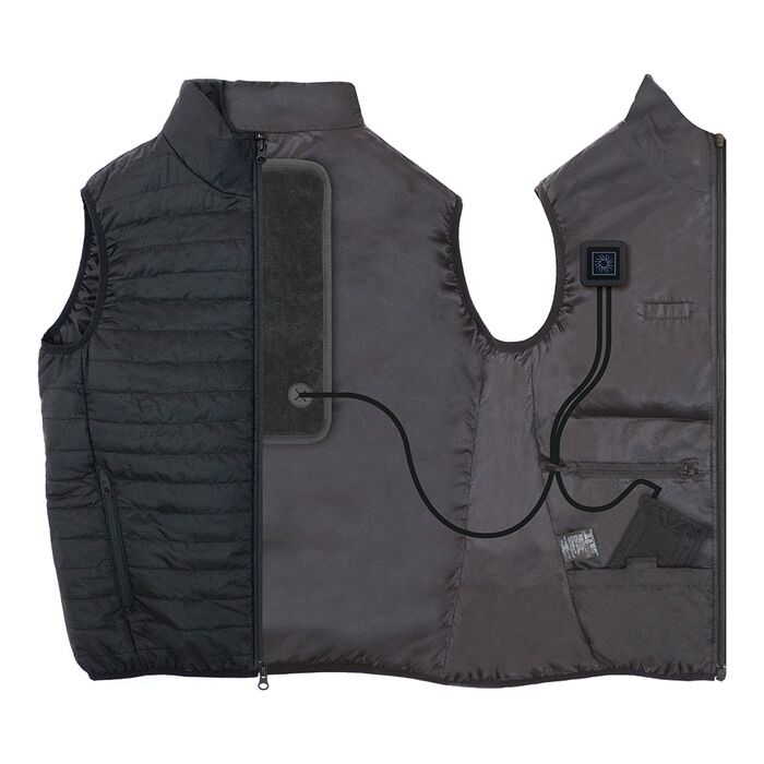 洗えるヒ-タ-付きベスト LL