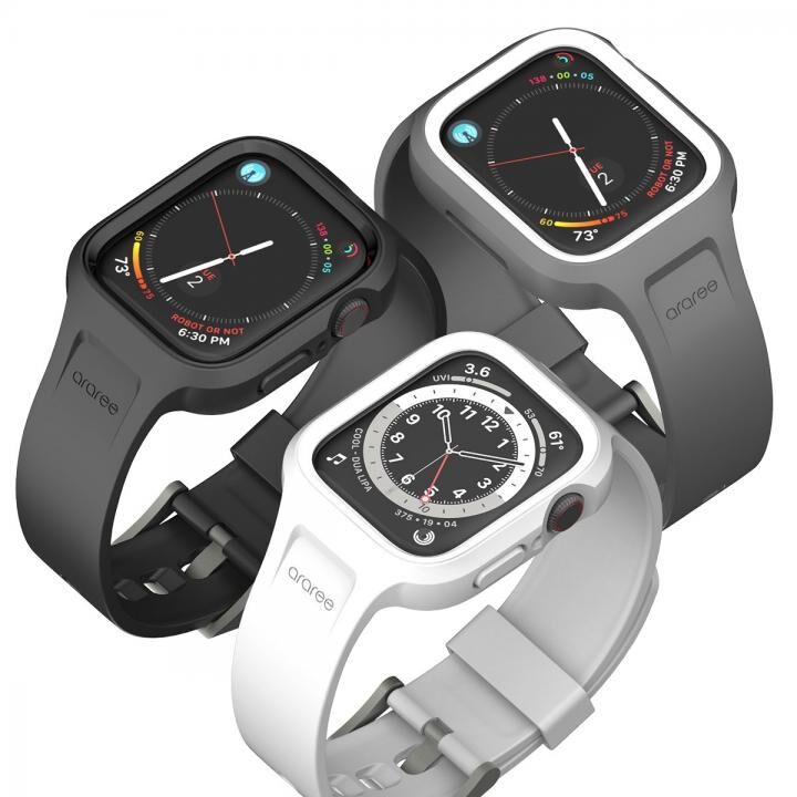 araree Duple Pro ケース一体型バンド for Apple Watch 45/44mm
