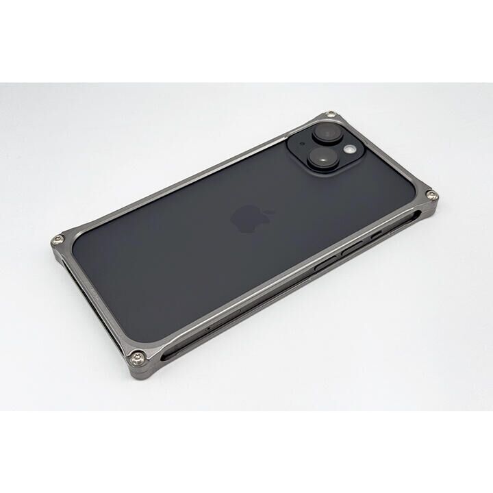 ギルドデザイン ソリッドバンパー グレー iPhone 15_1