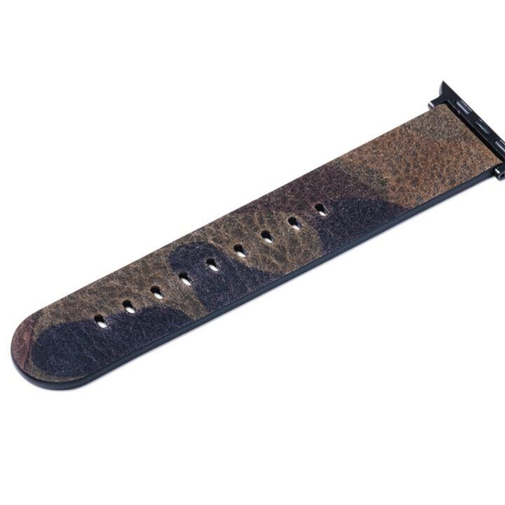 GRAMAS CAMO Italian Genuine Leather Watchband 45/44/42mm ORG