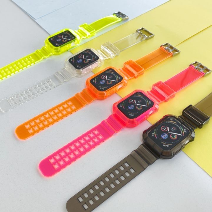 透明シリコンバンド レザルタ Apple Watch 41mm