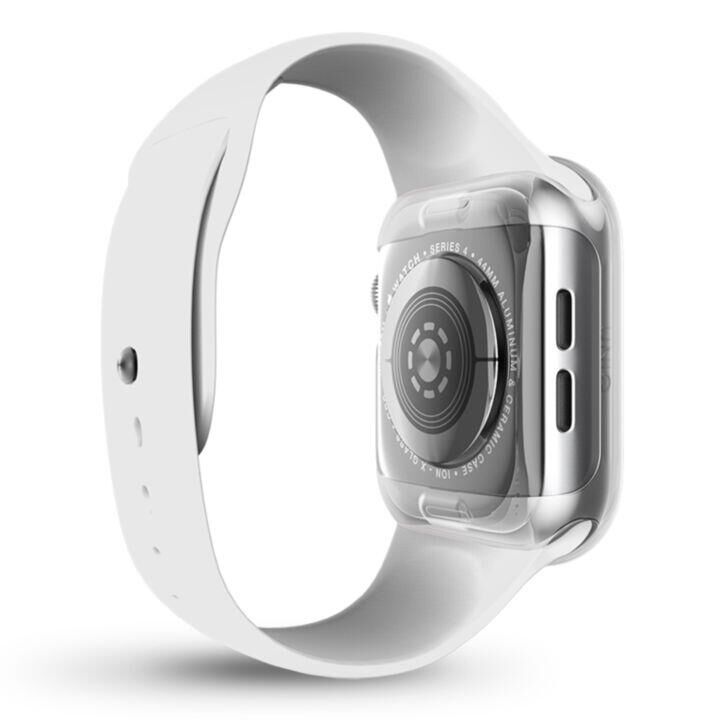 UNIQ GARDE Apple Watch 44mm ハイブリッドクリアケース CLEAR