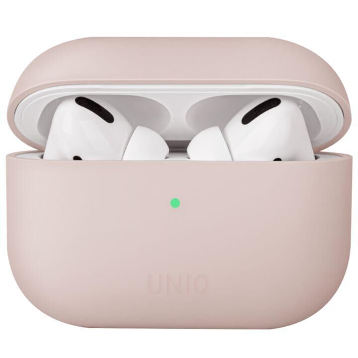 UNIQ LINO プレミアム リキッド シリコン Airpods Pro ケース ピンク_1