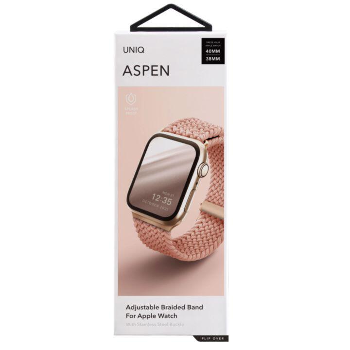 UNIQ ASPEN Apple Watch 編組 ストラップ 41/40/38mm
