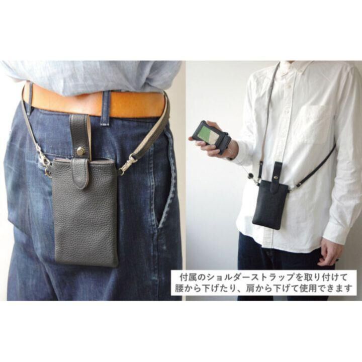 Plog スマホもカードもこれ1つ キャッシュレスウォレット メンズ