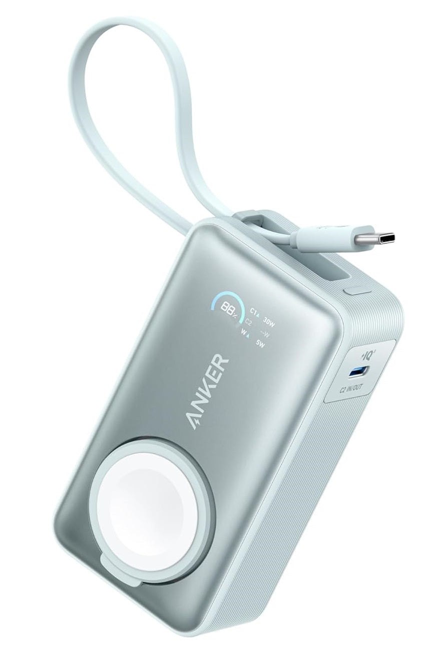 Anker MagGo Power Bank (10000mAh, 35W, For Apple Watch)