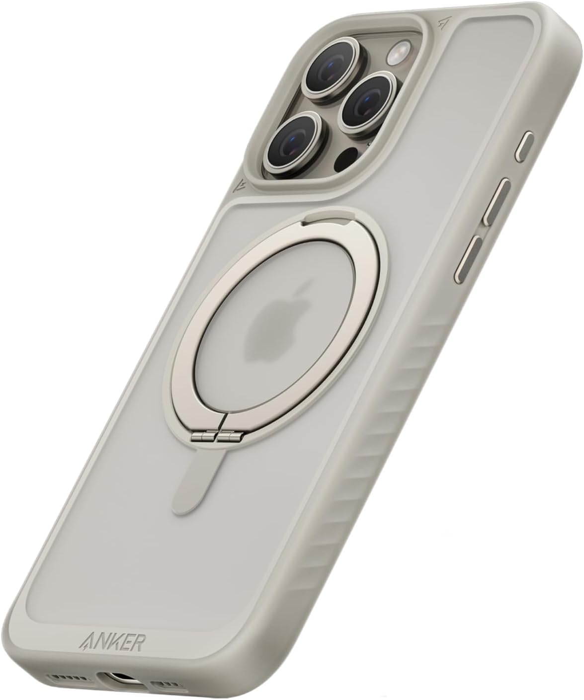 Anker MagGo Magnetic Case (360°リングスタンド, iPhone 15 Pro用)